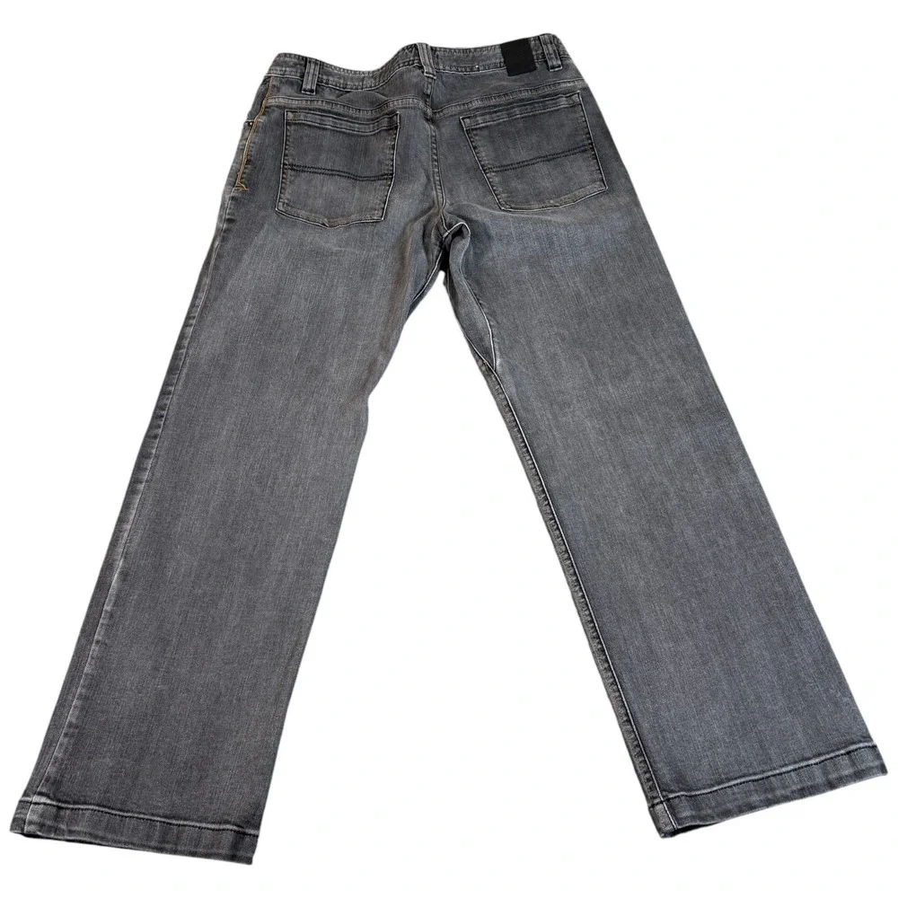 prAna Born From The Experience‎ Bridger Jeans Mens 33x30 (33x28.5) Gray Straight